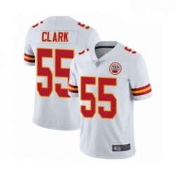 Youth Kansas City Chiefs 55 Frank Clark White Vapor Untouchable Limited Player Football Jersey