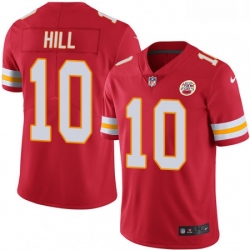 Youth Nike Kansas City Chiefs 10 Tyreek Hill Red Team Color Vapor Untouchable Limited Player NFL Jersey