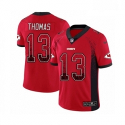 Youth Nike Kansas City Chiefs 19 Joe Montana Limited Red Therma Long Sleeve NFL Jersey