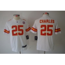 Youth Nike Kansas City Chiefs 25 Charles White LIMITED Jerseys