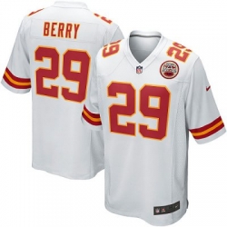 Youth Nike Kansas City Chiefs 29# Eric Berry Game White Jersey