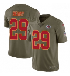 Youth Nike Kansas City Chiefs 29 Eric Berry Limited Olive 2017 Salute to Service NFL Jersey