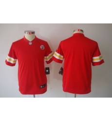 Youth Nike Kansas City Chiefs Blank Red LIMITED Jerseys