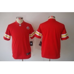 Youth Nike Kansas City Chiefs Blank Red LIMITED Jerseys