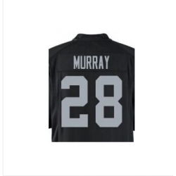 Elite American Football Jerseys Stitched Oakland #28 Latavius Murray Football Black Elite Jerseys