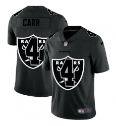 Las Vegas Raiders 4 Derek Carr Men Nike Team Logo Dual Overlap Limited NFL Jersey Black
