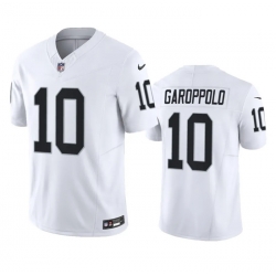 Men Las Vegas Raiders 10 Jimmy Garoppolo White 2023 F U S E Vapor Untouchable Stitched Football Jersey