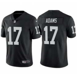 Men Las Vegas Raiders 17 Davante Adams Black Vapor Limited Stitched jersey