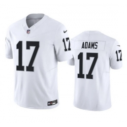 Men Las Vegas Raiders 17 Davante Adams White 2023 F U S E Vapor Untouchable Stitched Football Jersey