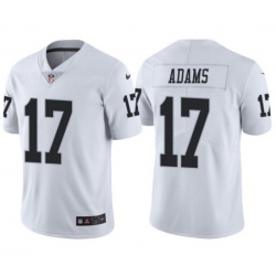 Men Las Vegas Raiders 17 Davante Adams White Vapor Limited Stitched jersey