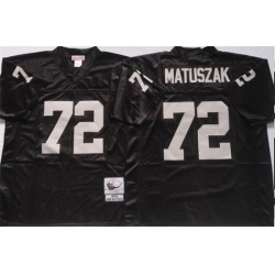 Men Las Vegas Raiders 72 John Matuszak White Limited Stitched jersey