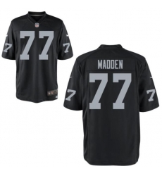 Men Las Vegas Raiders 77 John Madden Black Vapor Limited Jersey