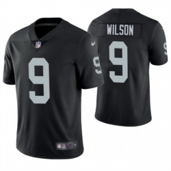 Men Las Vegas Raiders 9 Tyree Wilson Black 2023 Draft Vapor Limited Stitched Football Jersey