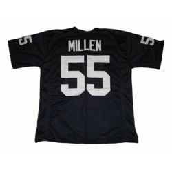 Men Nike Las Vegas Raiders #55 Matt Millen Black Vapor Limited Jersey