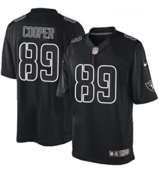 Mens Nike Oakland Raiders 89 Amari Cooper Limited Black Impact NFL Jersey