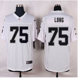 NEW Oakland Raiders #75 Howie Long White Men Stitched NFL Elite Jersey