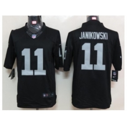 Nike Oakland Raiders 11 Sebastian Janikowski black Limited NFL Jersey
