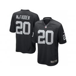 Nike Oakland Raiders 20 Darren McFadden Black Game NFL Jersey