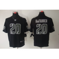 Nike Oakland Raiders 20 Darren Mcfadden Black Limited Impact NFL Jersey