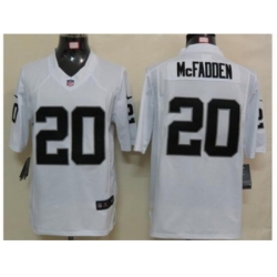 Nike Oakland Raiders 20 Darren Mcfadden white Limited NFL Jersey