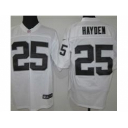 Nike Oakland Raiders 25 D.J. Hayden White Elite NFL Jersey