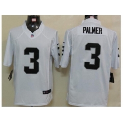 Nike Oakland Raiders 3 Carson Palmer white Limited NFL Jersey