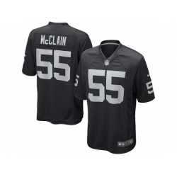 Nike Oakland Raiders 55 Rolando McClain Black Game NFL Jersey