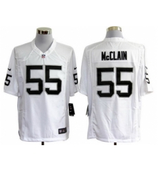 Nike Oakland Raiders 55 Rolando McClain white Game NFL Jersey