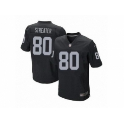 Nike Oakland Raiders 80 Rod Streater black Elite NFL Jersey