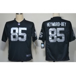 Nike Oakland Raiders 85 Darrius Heyward-Bey Black Game NFL Jersey