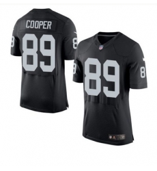 Nike Oakland Raiders #89 Amari Cooper Black Team Color Men 27s Stitched NFL New Elite Jersey