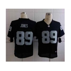 Nike Oakland Raiders 89 James Jones Black Elite NFL Jersey