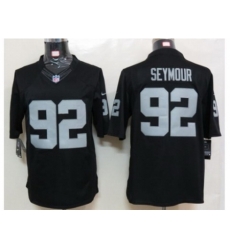 Nike Oakland Raiders 92 Richard Seymour black Limited NFL Jersey