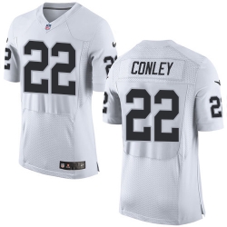 Nike Raiders #22 Gareon Conley White Mens Stitched NFL New Elite Jersey
