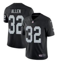 Nike Raiders #32 Marcus Allen Black Team Color Mens Stitched NFL Vapor Untouchable Limited Jersey