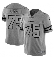 Nike Raiders 75 Howie Long 2019 Gray Gridiron Gray Vapor Untouchable Limited Jersey