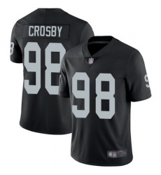 Raiders 98 Maxx Crosby Black Team Color Men Stitched Football Vapor Untouchable Limited Jersey