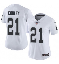 Nike Raiders #21 Gareon Conley White Womens Stitched NFL Vapor Untouchable Limited Jersey