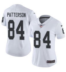 Nike Raiders #84 Cordarrelle Patterson White Womens Stitched NFL Vapor Untouchable Limited Jersey