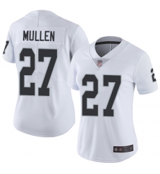 Raiders 27 Trayvon Mullen White Women Stitched Football Vapor Untouchable Limited Jersey