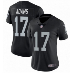 Women Las Vegas Raiders 17 Davante Adams Black Vapor Untouchable Limited Stitched Jersey