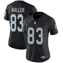 Women Raiders 83 Darren Waller Black Team Color Stitched Football Vapor Untouchable Limited Jersey