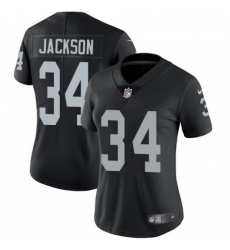 Womens Nike Oakland Raiders 34 Bo Jackson Black Team Color Vapor Untouchable Limited Player NFL Jersey