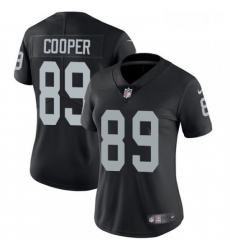 Womens Nike Oakland Raiders 89 Amari Cooper Black Team Color Vapor Untouchable Limited Player NFL Jersey