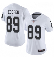 Womens Nike Oakland Raiders 89 Amari Cooper Elite White NFL Jersey