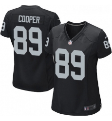Womens Nike Oakland Raiders 89 Amari Cooper Game Black Team Color NFL Jersey