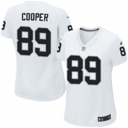 Womens Nike Oakland Raiders 89 Amari Cooper Game White NFL Jersey