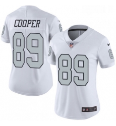 Womens Nike Oakland Raiders 89 Amari Cooper Limited White Rush Vapor Untouchable NFL Jersey