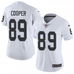 Womens Nike Oakland Raiders 89 Amari Cooper White Vapor Untouchable Limited Player NFL Jersey