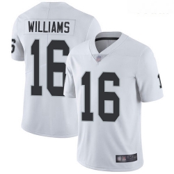 Raiders #16 Tyrell Williams White Youth Stitched Football Vapor Untouchable Limited Jersey